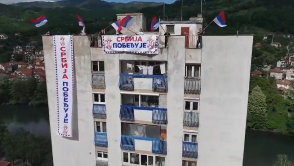 СРБИЈА ПОБЕЂУЈЕ Величанствени призори из Прибоја (ВИДЕО)