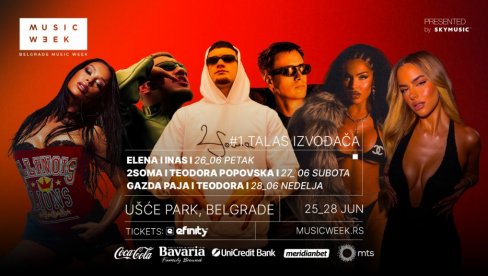 MW26 ЛУДИЛО ПОЧИЊЕ! Теодора, Инас, Елена, Газда Паја, 2Сома & Поповска на Ушћу: Спремите се за НАЈВЕЋИ ЛЕТЊИ СПЕКТАКЛ!