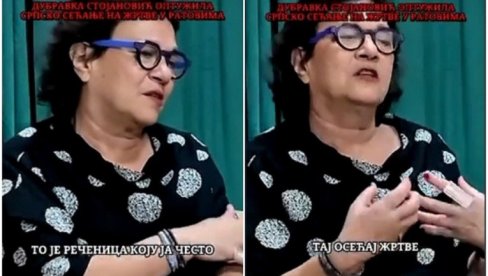 СРАМНО: Идеолог блокадера Дубравка Стојановић поново напала српске жртве