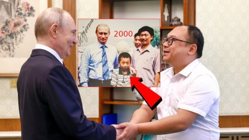 ПУТИНА У КИНИ ДОЧЕКАО ДЕЧАК СА СЛИКЕ СТАРЕ 26 ГОДИНА: Руски председник му променио живот - ево ко је Пенг Паи