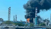 VELIKA EKSPLOZIJA U FABRICI MOL: Oblak crnog dima iznad objekta u Mađarskoj, ima mrtvih (FOTO)