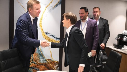 DIPLOMATSKI SUSRETI NA GLOBSEC 2026: Ana Brnabić razgovarala sa Okamurom i Sorensenom