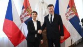 BRNABIĆ U POSETI PRAGU: Susrela se sa predsednikom predstavničkog doma Parlamenta Češke Republike Tomiom Okamurom (FOTO)