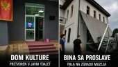 ДОМ КУЛТУРЕ ПРЕТВОРЕН У ТОАЛЕТ, БИНА ОШТЕТИЛА МУЗЕЈ: Скандали током обележавања Дана независности у Бијелом Пољу (ФОТО)