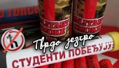 DIMNE BOMBE I TOPOVSKI UDARI! Blokaderi ne kriju da spremaju nasilje za danas (FOTO)