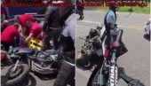 HAOS NA AUTO-PUTU KA BEOGRADU: Bahati blokaderi motorima izazvali jeziv udes, ljudi bežali u panici
