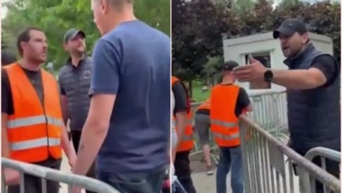 BLOKADERKA KRENULA DA UDARA NA DECU: Haos u Pionirskom parku! (VIDEO)