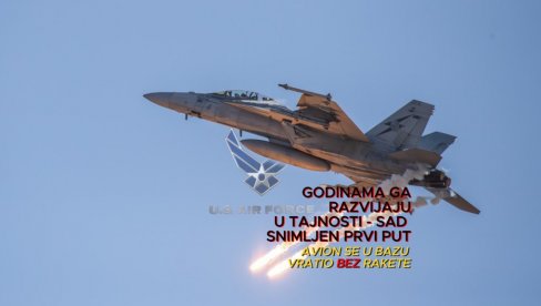 PRVI PUT SNIMLJENO TAJNO ORUŽJE SAD: Avion se u bazu vratio bez rakete - 15,6 milijardi $ će uložiti u nju u narednim godinama (FOTO)