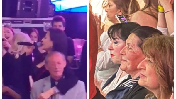 ПОДРШКА РОДИТЕЉА НА КОНЦЕРТУ У ЛЕСКОВЦУ: Цецина мајка Мира и отац Слободан с поносом слушали и гледали ћерку - Сишла са бине, загрлила оца