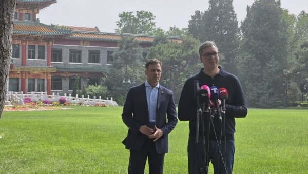 ВУЧИЋ ИЗ ПЕКИНГА: Најважнији део посете је тек сутра, велика очекивања од састанка са Сијем