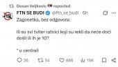 BLOKADERI BESNI: Na Slaviji šaka jada, gube podršku i tviteraša (FOTO)