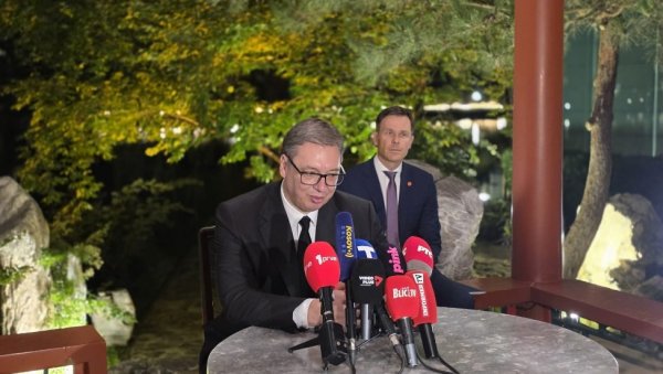 ВУЧИЋ ПОСЛЕ САСТАНКА СА СИЈЕМ: Поносан сам на Србију, верујем да су нам врата широм отворена