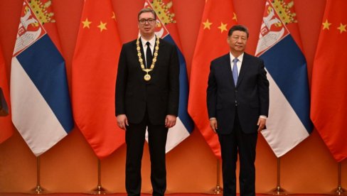 KINA JASNO PODRŽAVA TERITORIJALNI INTEGRITET KiM UNUTAR SRBIJE Vučić: Podrška je jasna, čvrstva, nedvosmislena i nepokolebljiva