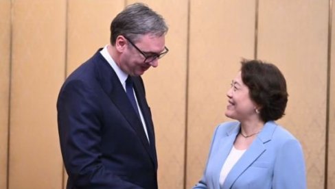 ВУЧИЋ СЕ САСТАО СА ЧЕН БО: Увек је посебно задовољство и част срести искрене пријатеље Србије у свету