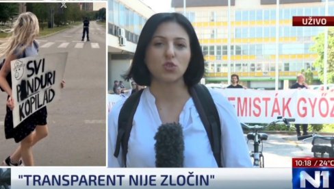SKANDAL: Došla iz Slovenije da ruši Srbiju i da srpske policajce naziva kopiladima (VIDEO)