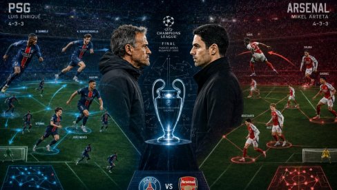 TAKTIČKI RAT DVE TOTALNO SUPROTNE ŠPANSKE ŠKOLE! Finale lige šampiona, PSŽ – Arsenal, biće kao nijedno pre!