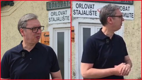 DELA UVEK GOVORE VIŠE OD REČI: Predsednik posetio Orlovat kao što je i obećao, pa najavio rekonstrukciju železničke stanice (VIDEO)