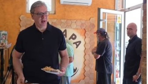 VUČIĆ O POSETI PEKARI: Predsedniku je teško pala jedna misao (VIDEO)