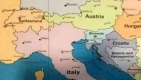 DANCI RAZBESNELI SRBE: Vidite kako su nazvali našu zemlju na mapi Evrope