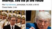 ТРАМП И СИ У ИСТОМ ДАНУ: Вучевић за Новости о дипломатском успеху Србије
