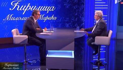 ВУЧИЋ И МАРИЋ ОЧИ У ОЧИ: Трамп је приметио мој интервју