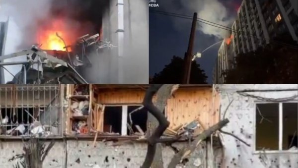 РУСКО МИНИСТАРСТВО ОДБРАНЕ: Ноћашњи удари одговор на масовне нападе Кијева (ФОТО)