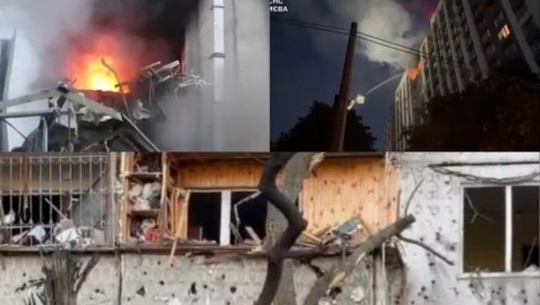 РУСКО МИНИСТАРСТВО ОДБРАНЕ: Ноћашњи удари одговор на масовне нападе Кијева (ФОТО)