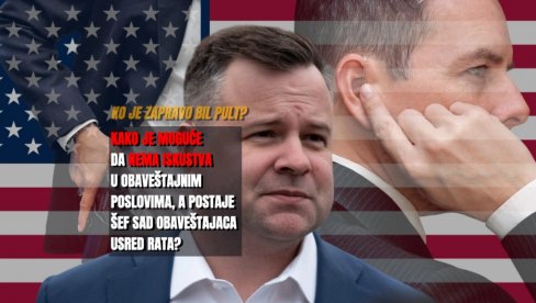 ПОСЛЕ ОСТАВКЕ ТУЛСИ ГАБАРД: Ко је нови шеф САД обавештајаца и како то НЕМА ИСКУСТВА у том послу усред ратног времена?