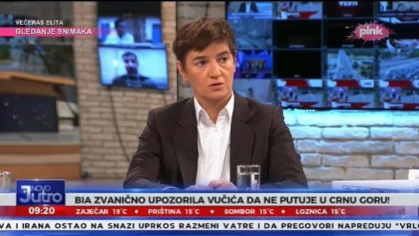 БРНАБИЋ ОБЈАСНИЛА: Већ је једном у региону покушано убиство Вучића, и тада смо имали обавештајне податке да не треба да иде