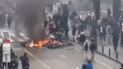 ХАОС У БРИСЕЛУ: Протести младих у Белгији измакли контроли (ВИДЕО)