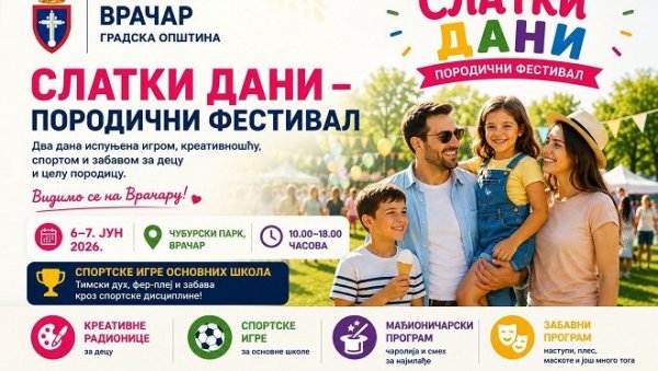 СЛАТКИ ДАНИ НА ЧУБУРИ: Породична манифестација на Врачару