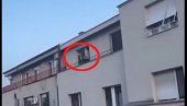 BRUKA I SRAMOTA: Blokaderka gađala flašom vernike koji su bili u redu za celivanje pojasa Presvete Bogorodice (VIDEO)