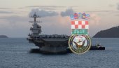 AMERIČKI VOJNI VRH KRIJE PRAVE PODATKE: Nosač aviona goreo preko 30 sati - u jeku rata s Iranom pretrpeo štetu, pomoć tražio u Splitu (VIDEO