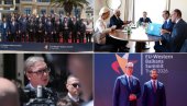 ВУЧИЋ СА ВЕЛИКИМ БРОЈЕМ ЛИДЕРА У ТИВТУ Пред нама су бројни изазови и велика прилика да регион учинимо стабилнијим, успешнијим и привлачнијим