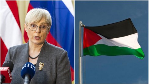 ПРЕДСЕДНИЦА СЛОВЕНИЈЕ ПОБЕСНЕЛА НА ПРЕМИЈЕРА: Истакла палестинску заставу након уклањања са зграде владе