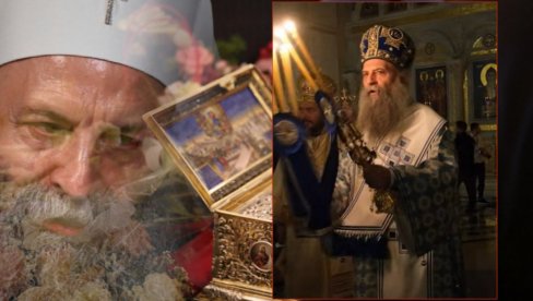 Носи се веома ретко: Која је симболика ПЛАВЕ ОДОРЕ Порфирија на испраћају Богородичиног појаса?