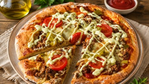 ČIZBURGER PICA: Recept za neobičnu picu