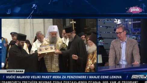 SVETINJU NE MOŽETE DA PLATITE Vučić o sramnim lažima: Pojas Bogorodice je bio tu zahvaljujući igumanu Vatopeda i patrijarhu Porfiriju