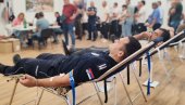 HUMANI POLICAJCI: Akcija doborovljnog davalaštva krvi u PU Kraljevo