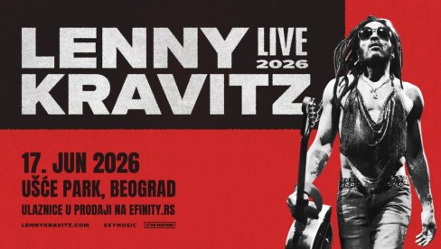 BEOGRAD ODBROJAVA DANE DO DOLASKA NAJVEĆEG ROCKSTARA! Lenny Kravitz na Ušću: Spremite se za rok spektakl decenije 17. juna