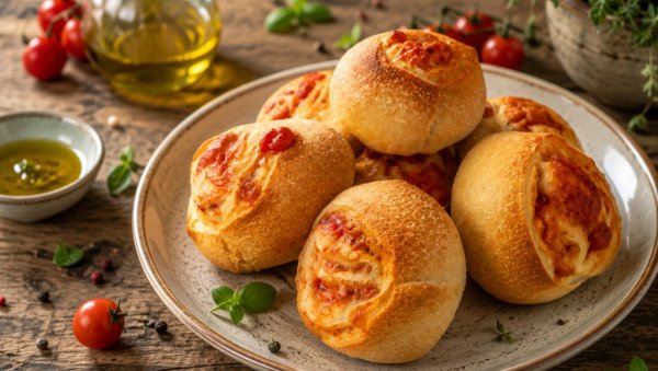 ПИЦА БОМБИЦЕ: Са парадајзом и моцарелом