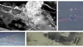РУСКИ КОНВОЈ ОД 50 КАМИОНА СА МУНУЦИЈОМ ЗБРИСАН ЗА ПАР СЕКУНДИ: Украјински МиГ-29 направио карамбол у руским редовима (ВИДЕО)