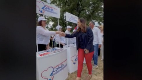 SRBIJA POBEĐUJE! Prelepi prizori sa skupa u selu Konjuša