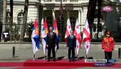 ВУЧИЋ У ПОСЕТИ ГРУЗИЈИ: Председник разговарао са Кавелашвилијем, после свечаног дочека уз војне почасти и црвени тепих (ВИДЕО)