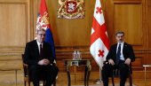 ВУЧИЋ У ПОСЕТИ ГРУЗИЈИ: Председник се огласио после састанка са Михаилом Кавелашвилијем (ФОТО/ВИДЕО)