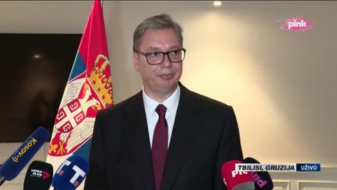 VUČIĆ SE OBRAĆA IZ GRUZIJE: Otkrio o čemi je razgovarao sa predsednikom Gruzije (FOTO/VIDEO)