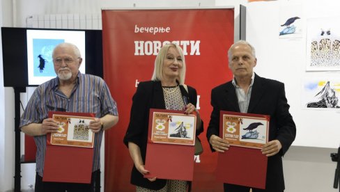 ПЈЕР ЈЕ ЖИВ, ЖИВЕО ПЈЕР: Уручене награде на 58. конкурсу карикатуре које традиционално организују “Вечерње новости” (ФОТО)