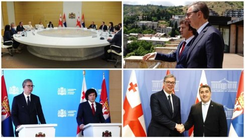 VUČIĆ SE OBRAĆA IZ TBILISIJA: Veoma sam zadovoljan dosadašnjim tokom posete (VIDEO)