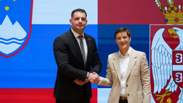 БРНАБИЋ РАЗГОВАРАЛА СА СТЕВАНОВИЋЕМ: Посета значајна за билатералне односе Србије и Словеније и регион