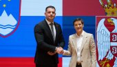 БРНАБИЋ РАЗГОВАРАЛА СА СТЕВАНОВИЋЕМ: Посета значајна за билатералне односе Србије и Словеније и регион